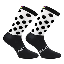 Professional Wear - Resistant Breathable Cycling Socks - Moisture - Wicking Sports & Fitness Gear - EUR 37 - 45 (2 Black)