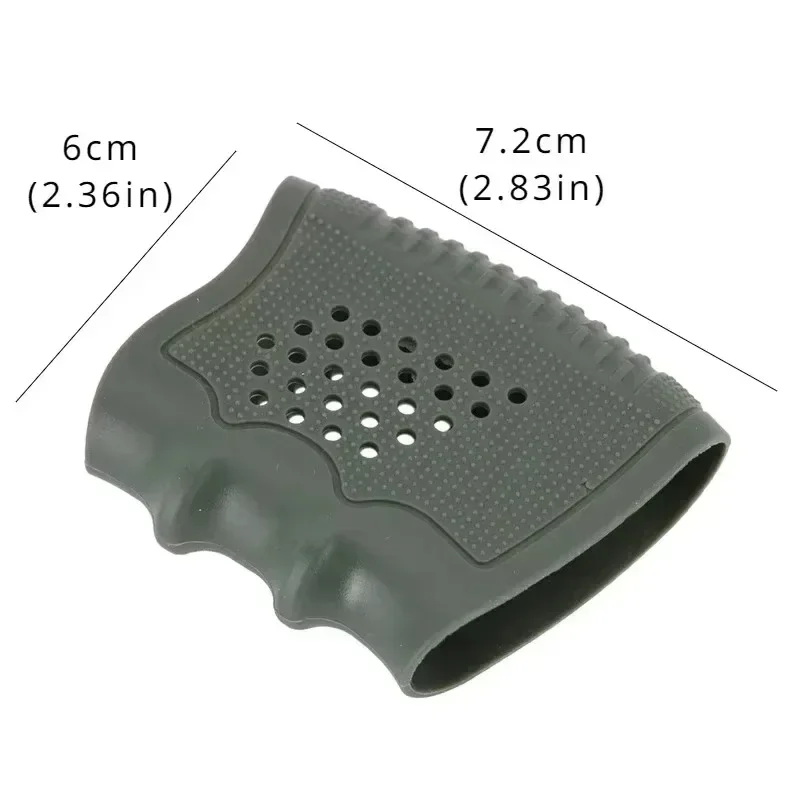 1PC Anti-Slip Molle Rubber Protect Cover Grip Glove Molle Grip soft rubber anti slip sleeve Hunting Accesories 3