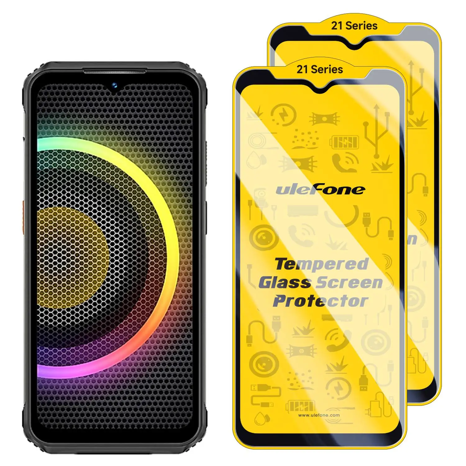 Premium 2-Pack HD Anti-Fingerprint Tempered Glass Screen Protector