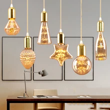 

E27 Edison Bulb AC85-265V 3W LED Gypsophila Big Loofah Firework Lamp Meteor Shower Retro Decorative Bulb For Home Club Lamp