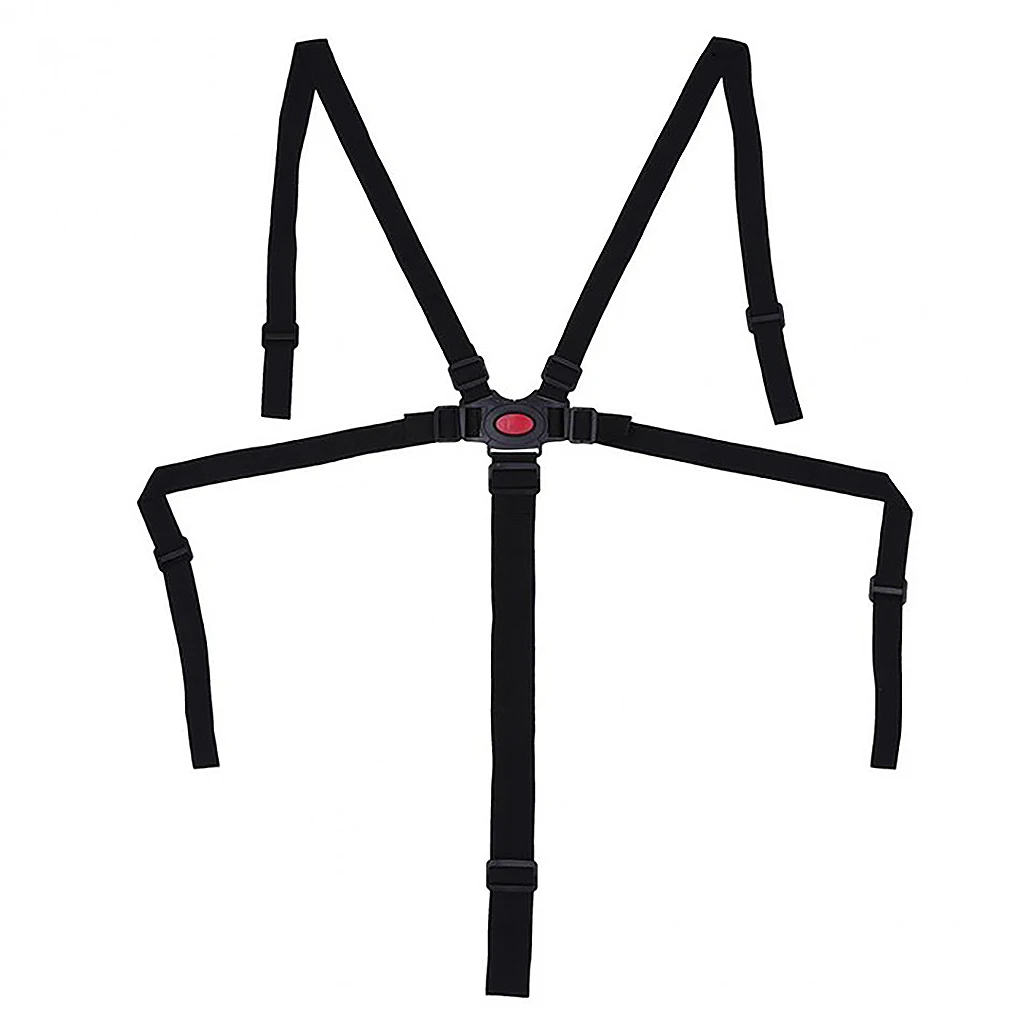 Seat belt strap Baby Stroller Seat Belt 360 Degree Rotating Safety Buggy Harness Quick Release Outdoor Walking Security Strap Replacement Buckle