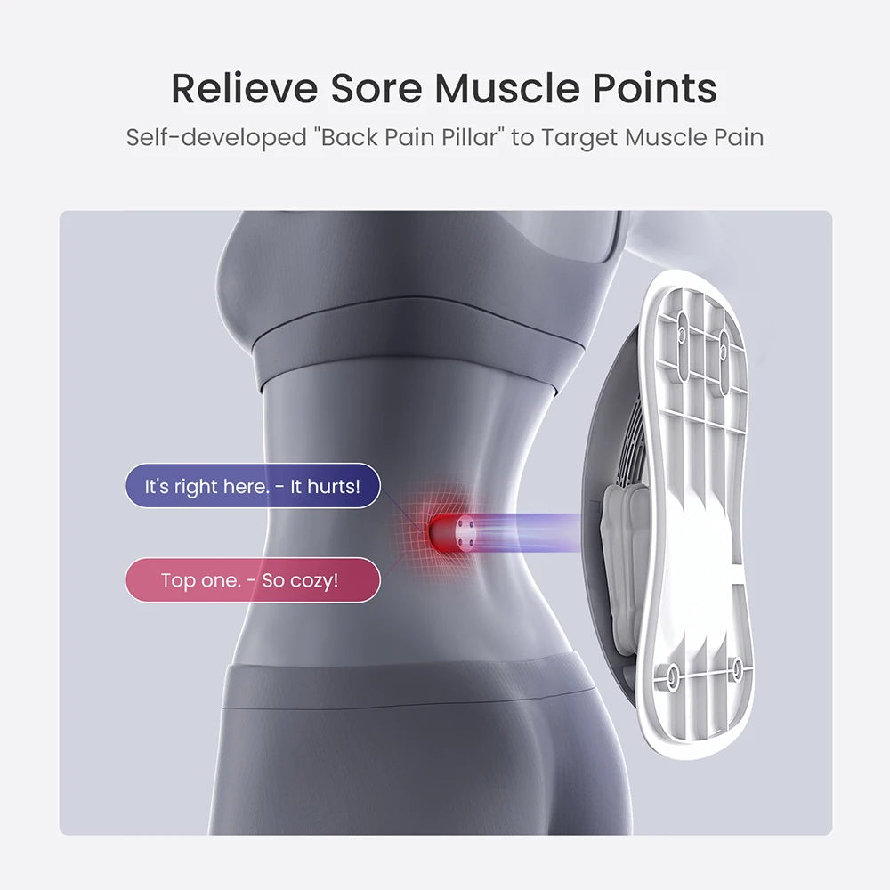 Back Stretcher for Lower Back Pain Relief Relax Fitness Lumbar Cervical Spine Pillow Physical Traction Neck and Back Stretcher