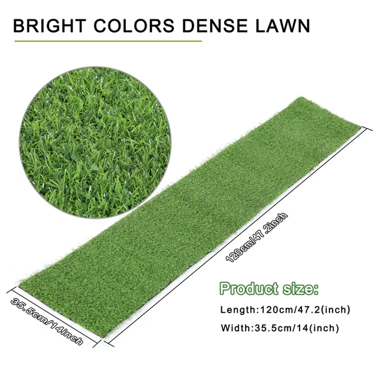 Artificial Grass Dining Table Runner Green Table Decor for Holiday Party, Kitchen,Wedding,Banquet,Outdoor Tea Party Decorations 3