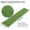 Artificial Grass Dining Table Runner Green Table Decor for Holiday Party, Kitchen,Wedding,Banquet,Outdoor Tea Party Decorations 3