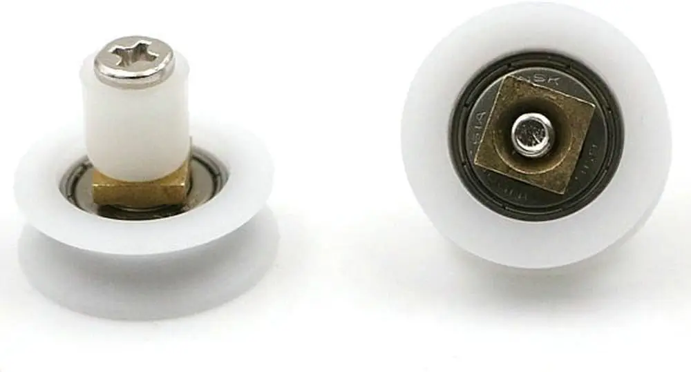 Pulley Shower Door Rollers Arc Push Bathroom Accessories Glass Door Hanging Wheel Shower Pulley Sliding Roller