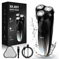 SEJOY 3D Electric Shaver Wet &Dry Rotary Shavers Pop-up Trimmer Waterproof Gifts 1