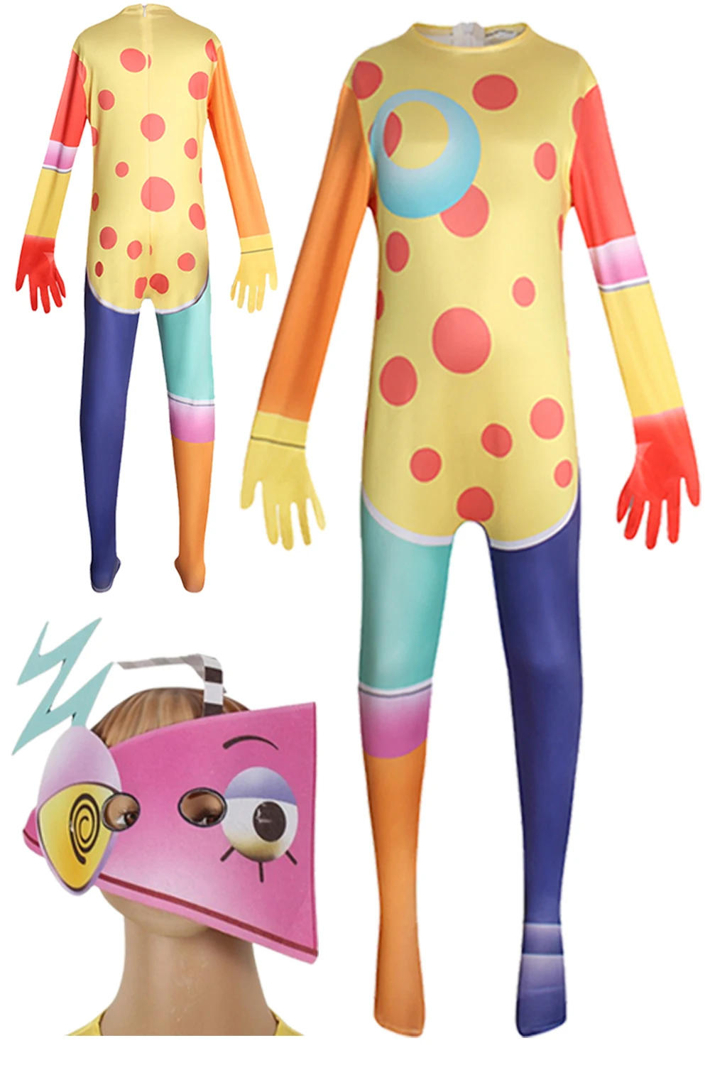 

Zooble Cosplay Kids Fantasy Mask Outfit Cartoon TV Amazing Cosplay Digital Circus Costume Disguise Children's Costume Boys 2023