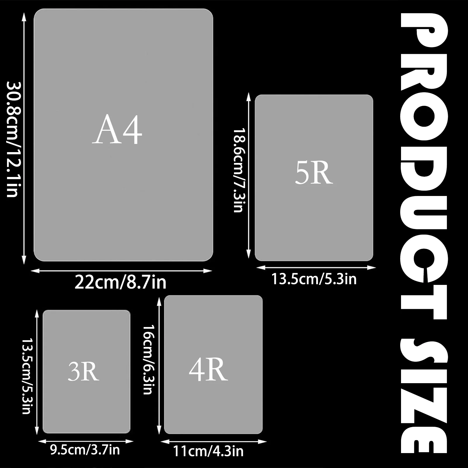 100 Pack Thermal Laminating Pouches 70Mic Clear Round Corner Lamination Sheets for Laminator Office and School Supplies - 2