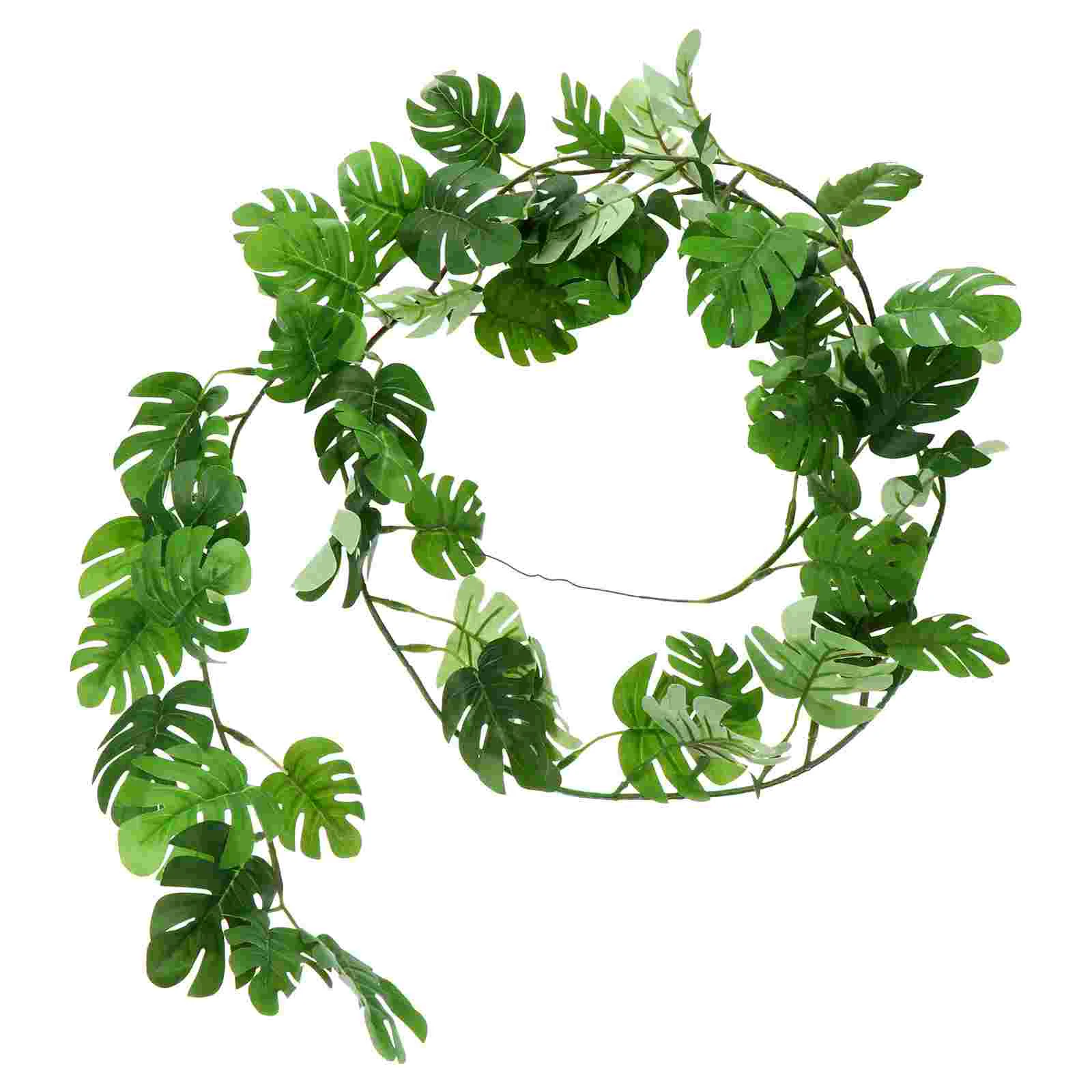 

Artificial Monstera Leaf Vine Simulated Green Leaves Decor for Wall Ceiling