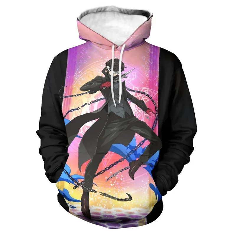 

Persona 5 P5s Printed Men Women Hoodies Japan Harajuku Children Sweatshirt Boys Girls Kawaii Preppy Style Casual Hooded Jackets