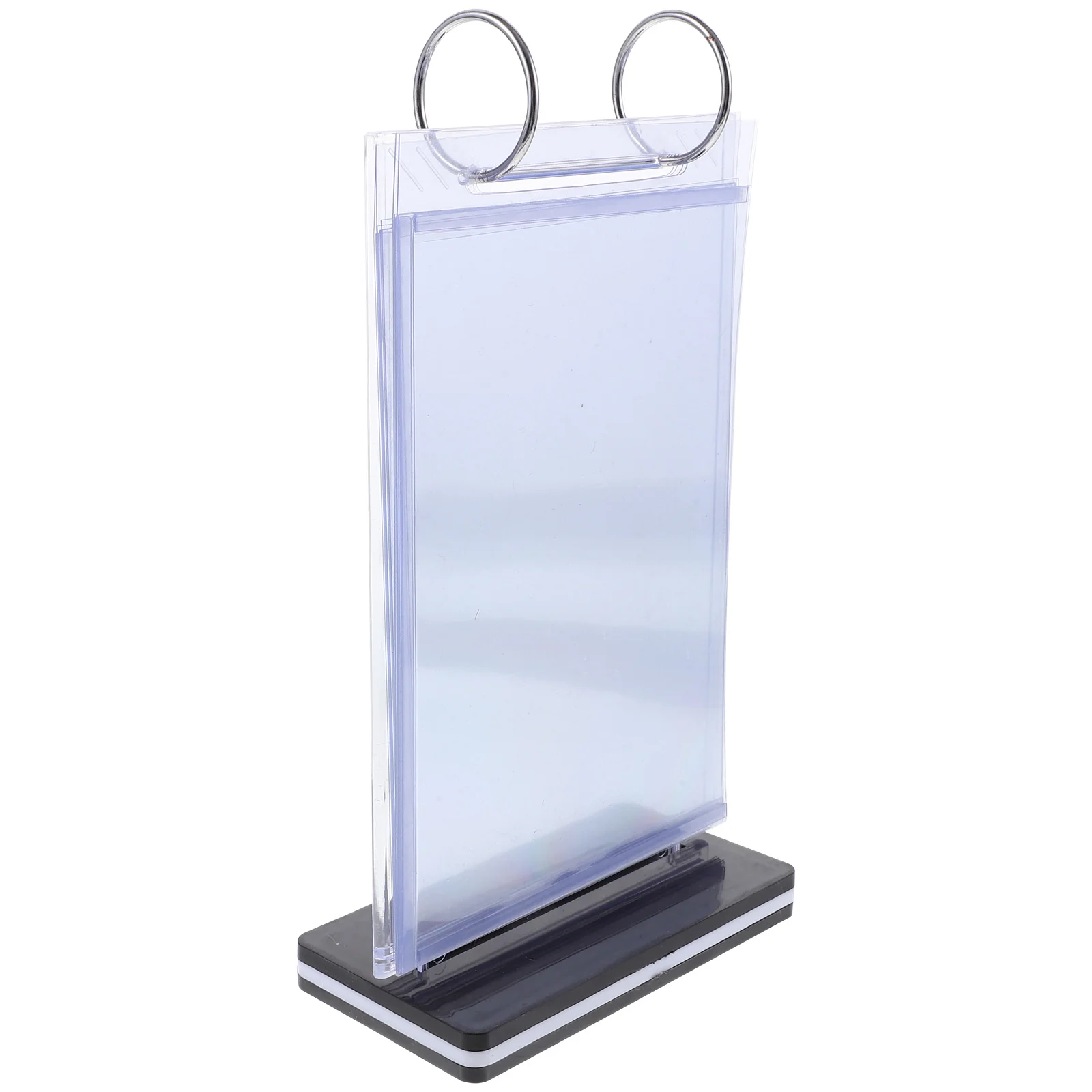 

Desktop Display Stand Sign Holder with Base Poster Menu Rack Holders for Table Shelf