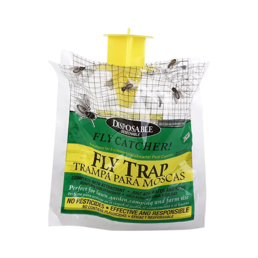Non Tossico Appeso Insetto Killer All'Aperto Solubile In Acqua Esca Catcher Fly Trap Bag Fly Trap Fly Trap Gabbia