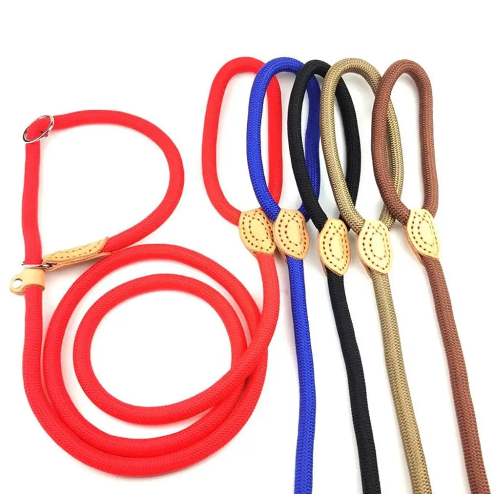 

Strong Solid Color Nylon Lightweight Walking Dog Accessories Dog Training Supplies Dog Leash Pet Leads Belt Dogs Harness