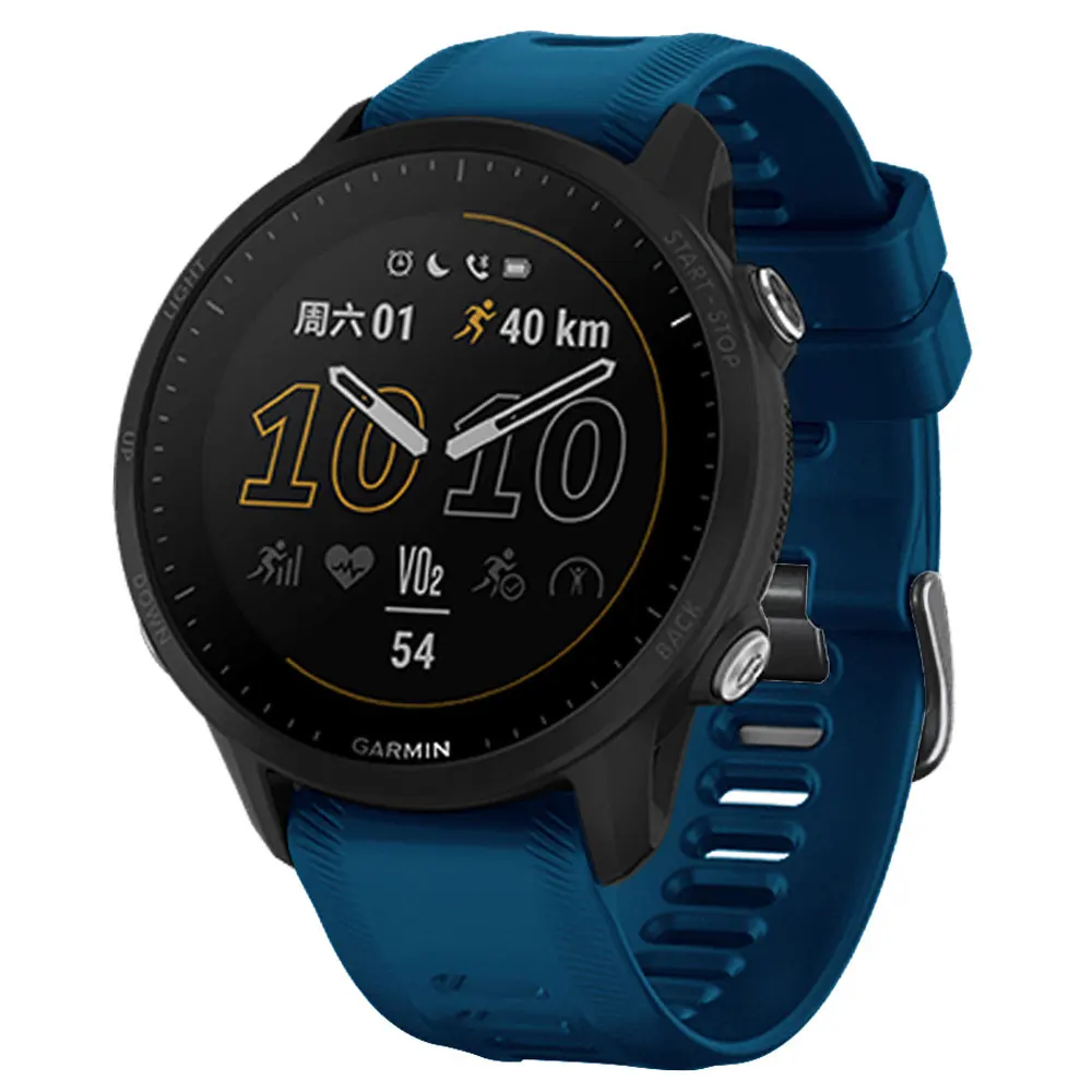 Premium Sports Silicone Watch Strap - 22mm Replacement Wristband Bracelet