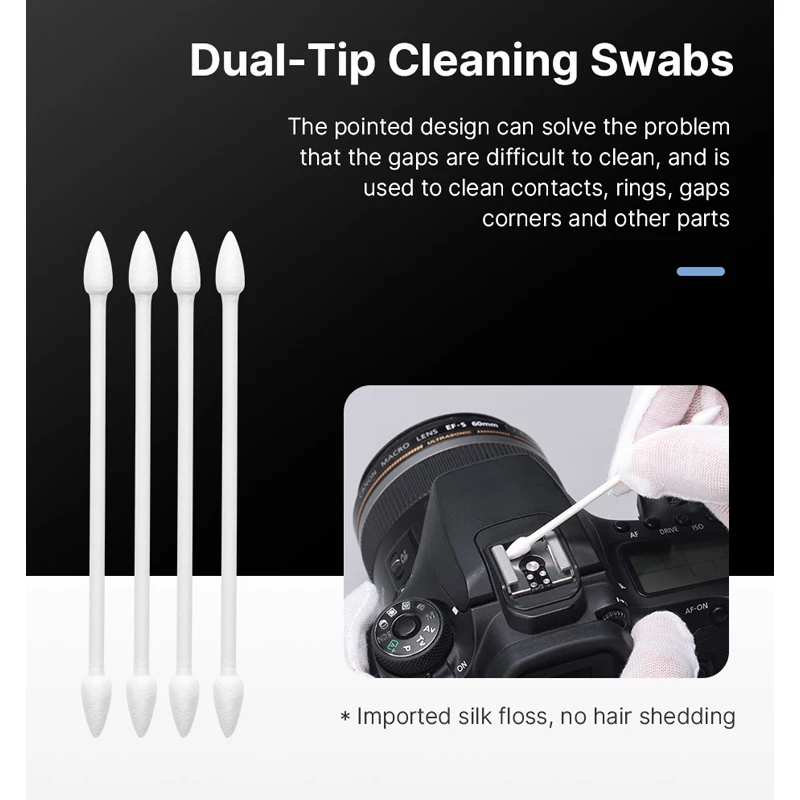 Ulanzi 9-in-1 Camera Cleaner Kit DSLR Lens Digital Camera Sensor Cleaning Set for Sony Fujifilm Nikon Canon SLR DV Cameras Clean