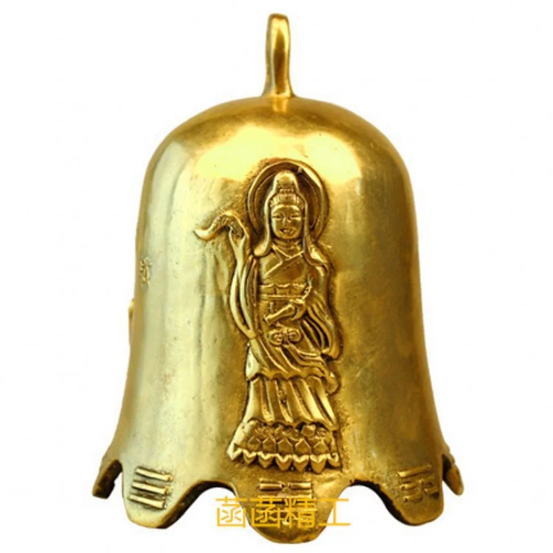 

Special offer copper bell pendant ornaments wholesale copper door Feng Shui from Chinese evil defends Home Furnishing.room Art