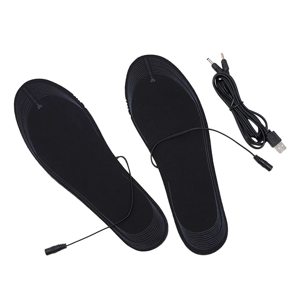 Unisex Electric Heated Insoles Washable Sports Heating Insoles Adjustable Temperature Multifunctional for Winter Outdoor Sports