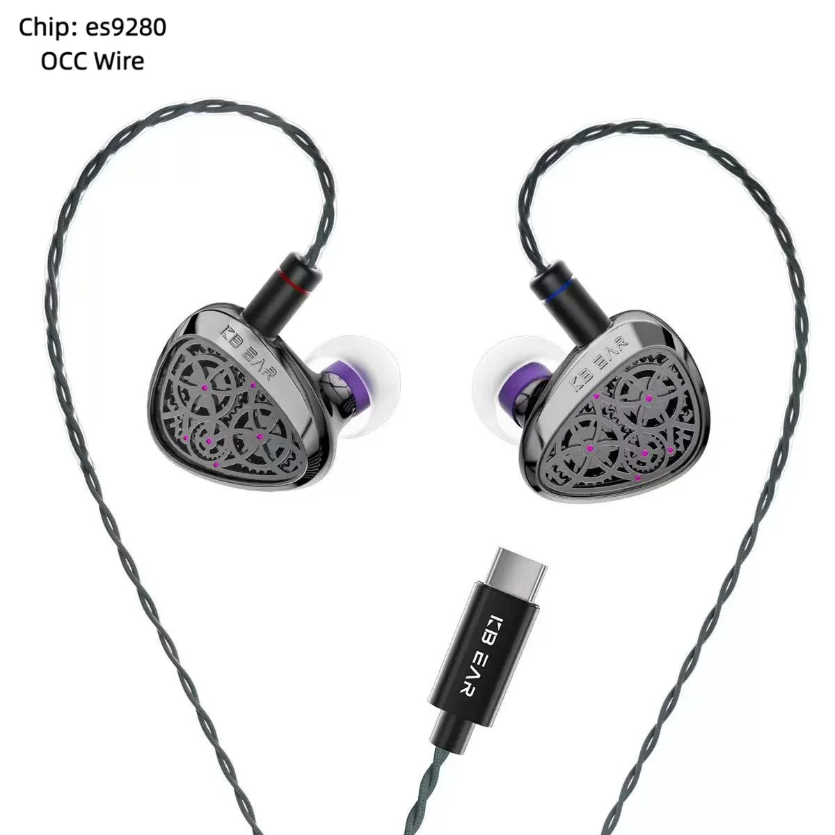 KBEAR Tourbillon-Pro TB-PRO 10MM DD&オールメタル HiFi インイヤー