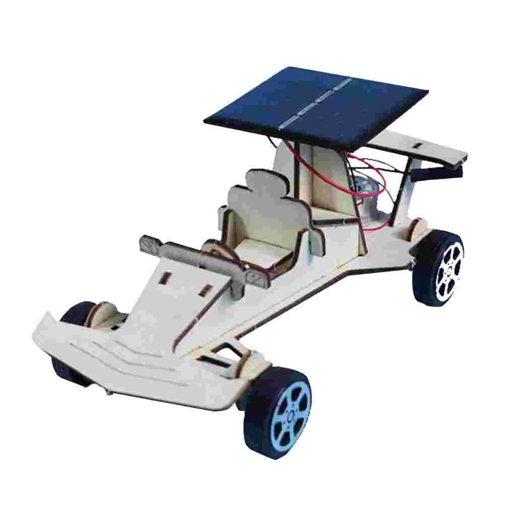 

1 Set Solar Energy Assemble Car DIY Experiment Supplies Educational Plaything