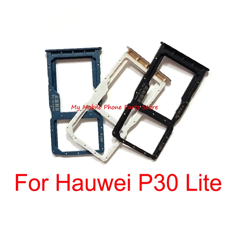 

New Sim Card Tray Holder Reader Slot Adapter For Huawei P30 Lite P30lite Sim Tray Holder Adapter Socket For Huawei Nova 4E