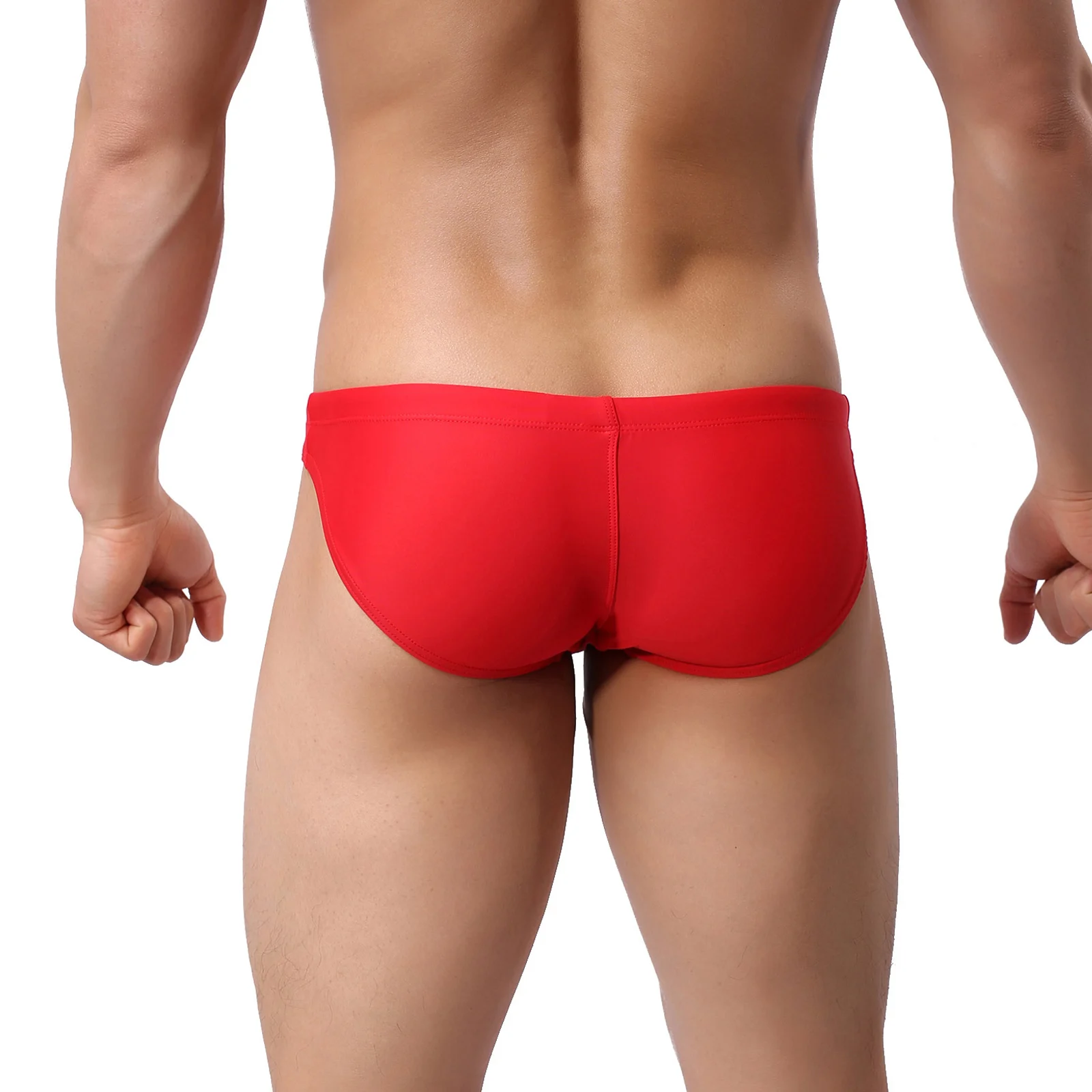 Herren Badehose Sexy Mann Bademode Bikini Niedrige Taille Badehose Badeanzug Beachwear Badeanzug Strand Mesh Pouch Surf Wear – Detail 4