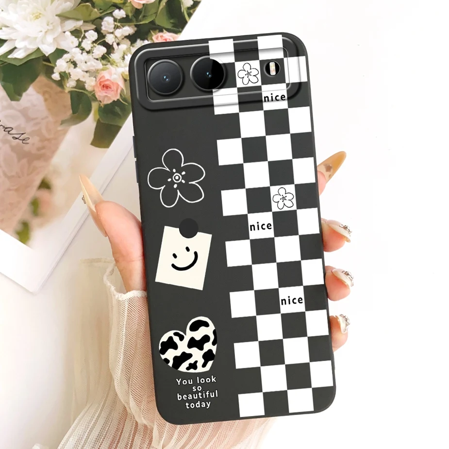 Sunflower Artistic Soft TPU Phone Case - Pretty Girl Design