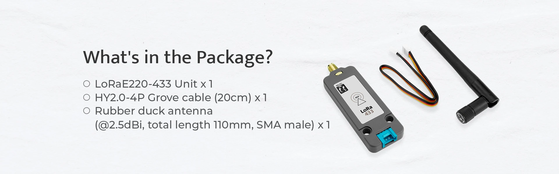 Official LoRa Unit 433MHz with Antenna E220