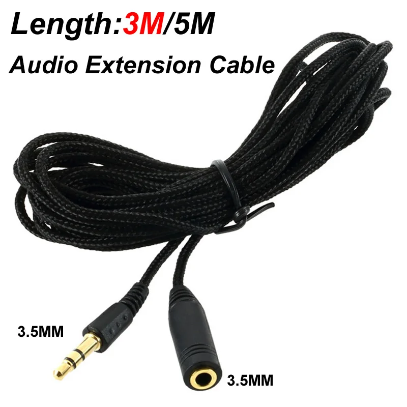 Equip Câble Audio Jack 3,5 Mm Mâle/Femelle – 2,50 M – Noir