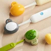 Portable Toothbrush Head Cover Dustproof Toothbrush Protective Cap Portable Plastic Clip For Household Travel Bathroom 2