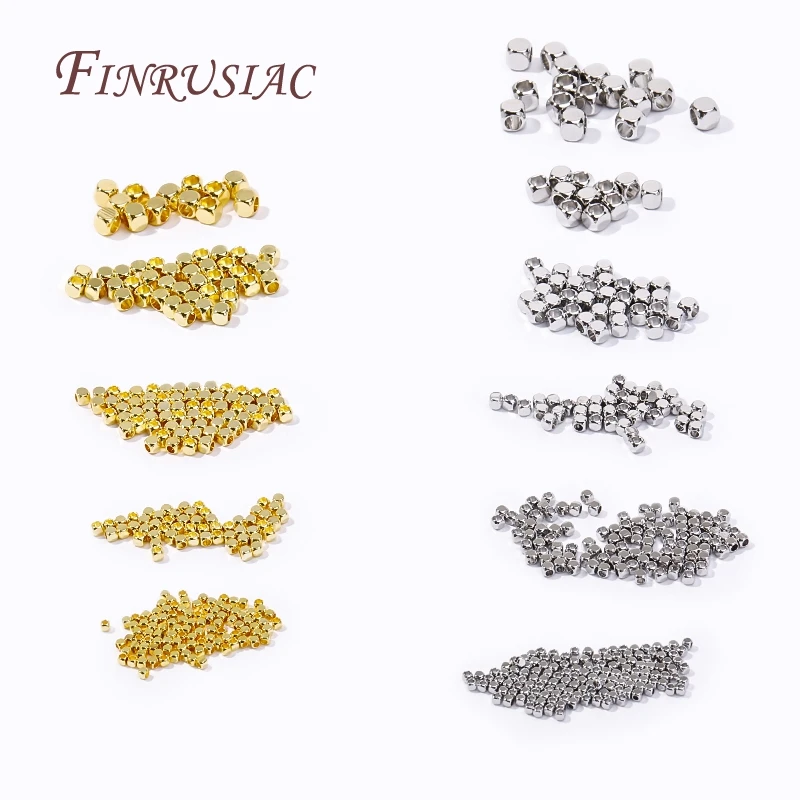 Gold Square Spacer Beads 3