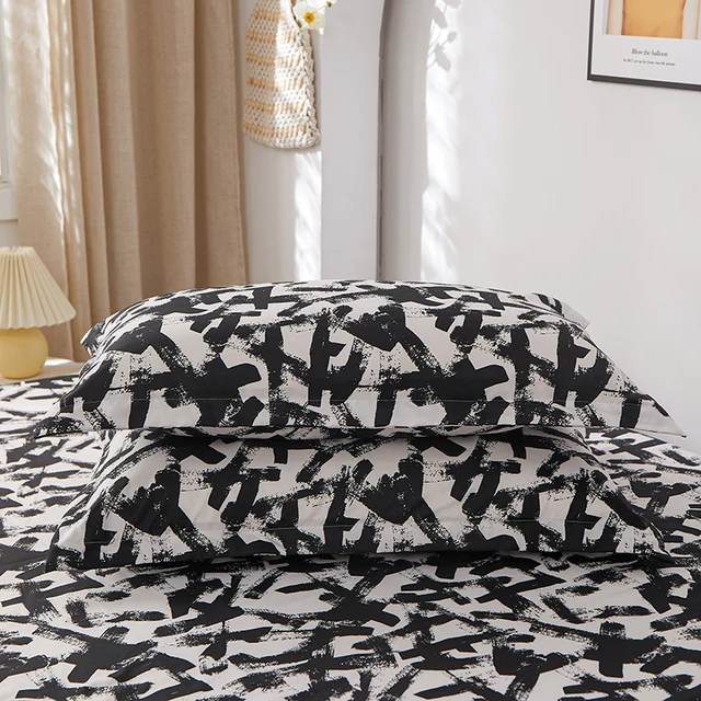 꿈처럼 편안한 수면을 선사하는 인쇄 장착 시트 매트리스 커버