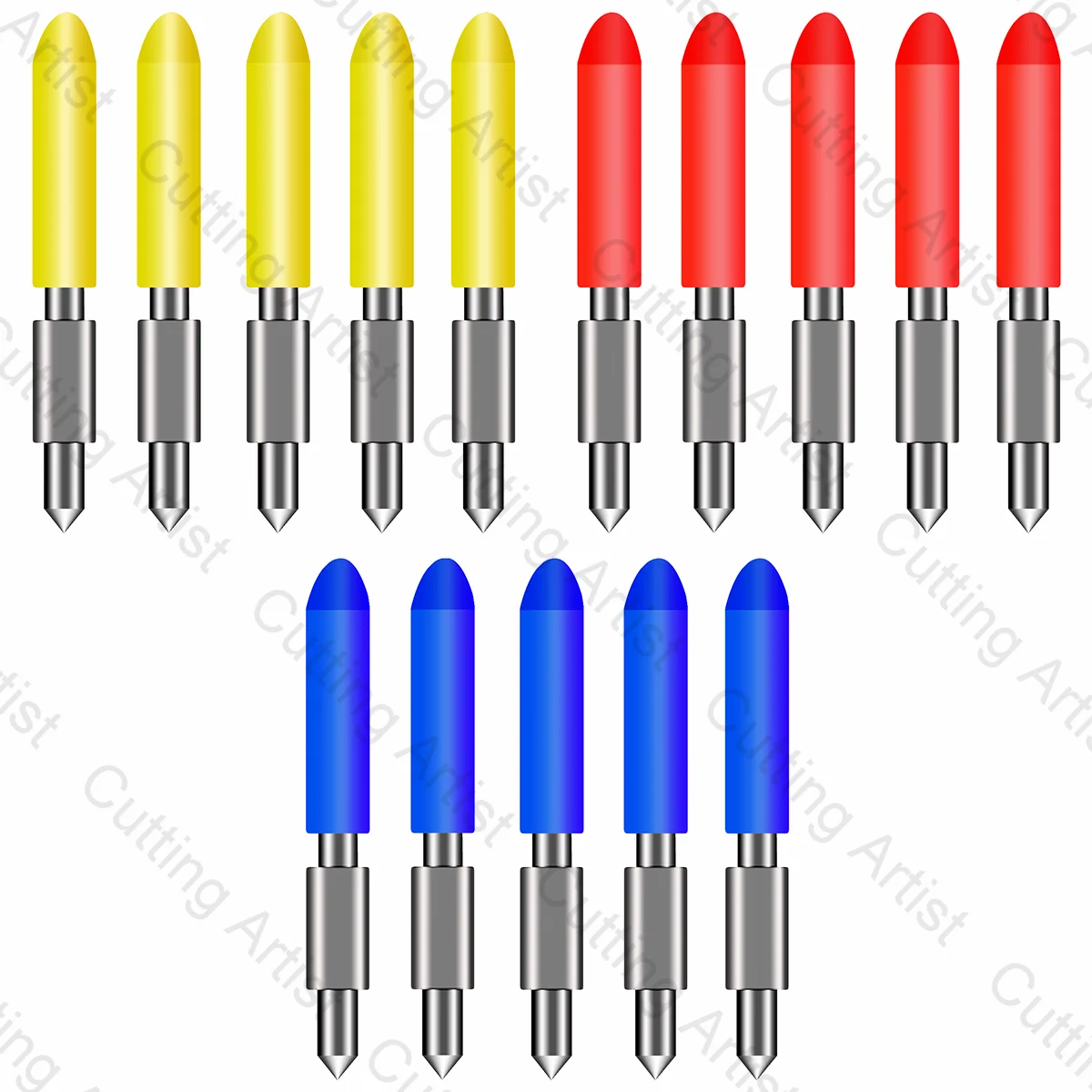 15 Pz 30/45/60 Gradi Cb15 Cb15U Lama Per Silhouette Cameo 3 2 1 Ritratto 2 1 Curio Con Molle