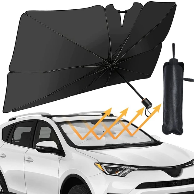 Kaufe Auto-Windschutzscheiben-Sonnenschutz-Regenschirm, faltbarer