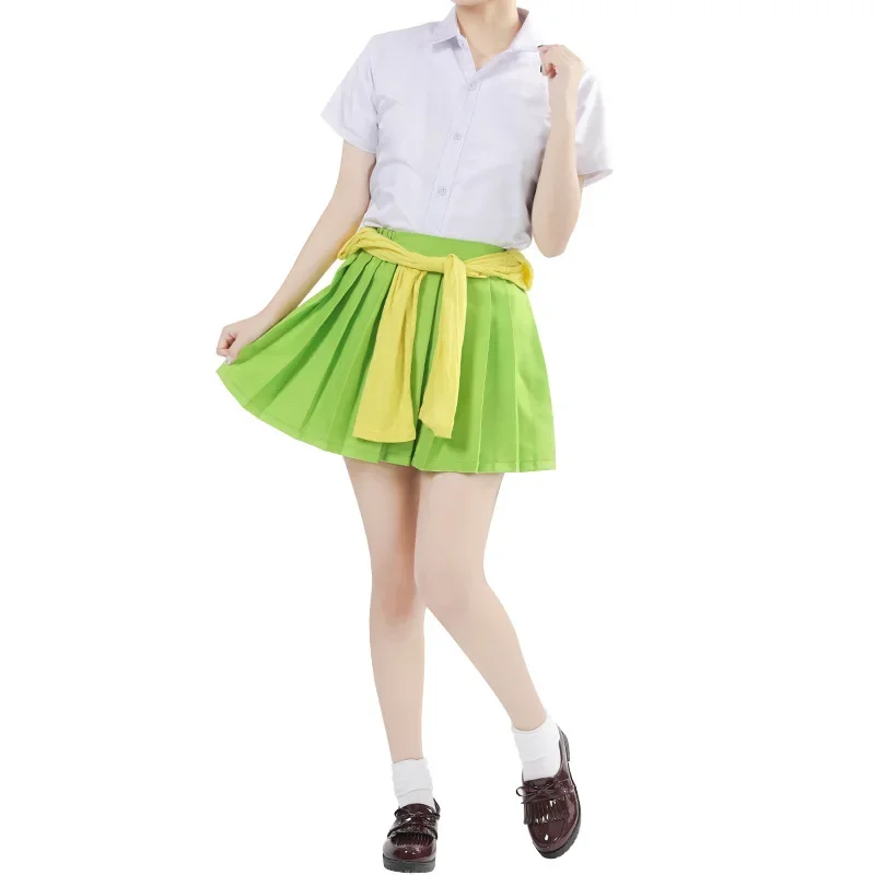 

Anime The Quintessential Cosplay Costumes Nakano Nino Disguise Skirt Full Set Uniform Adult Halloween Carnival Party Roleplay