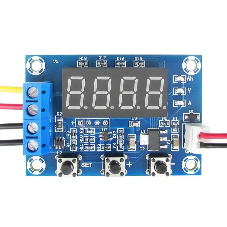 3.7~30v 12v 24v Battery capacity tester storage battery Lead-acid lithium battery AH volatge Meter ammeter