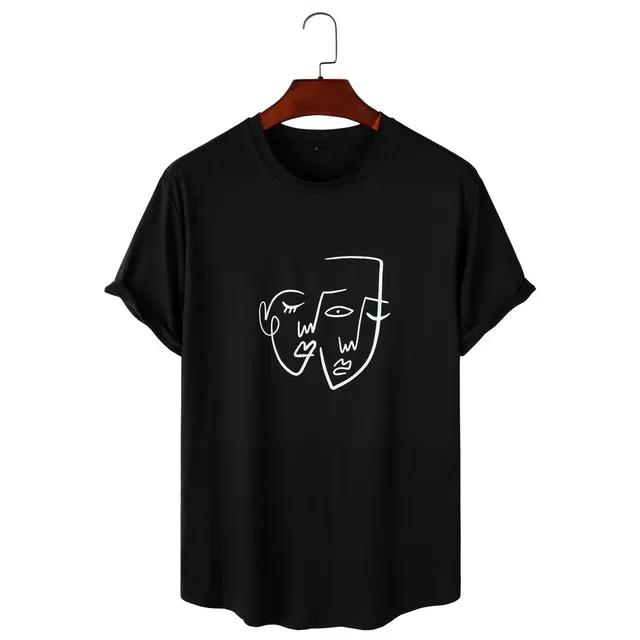 OSCN7 Graphics Print Men's T-Shirts 2022 Funny Short Sleeve Tshirts Summer Casual Fashion Women Top Tee Streetwear S234 Beige