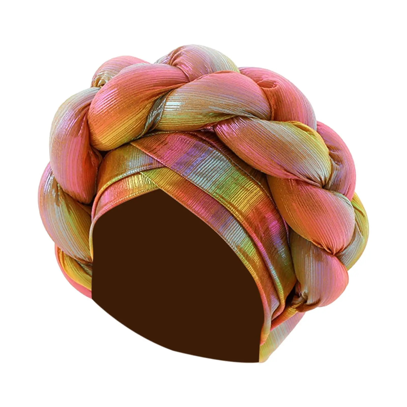 아프리카 터번 랩 히잡 보넷 모자, 여성 및 소녀용 트위스트 터번