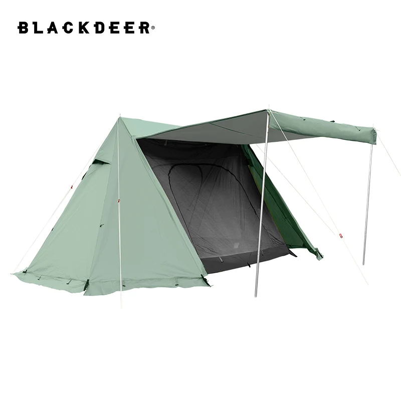 

Blackdeer Shelter Tent Camping Silver Coated Big Tent Canopy Sunshade Rainproof Outdoor Camping Tarp