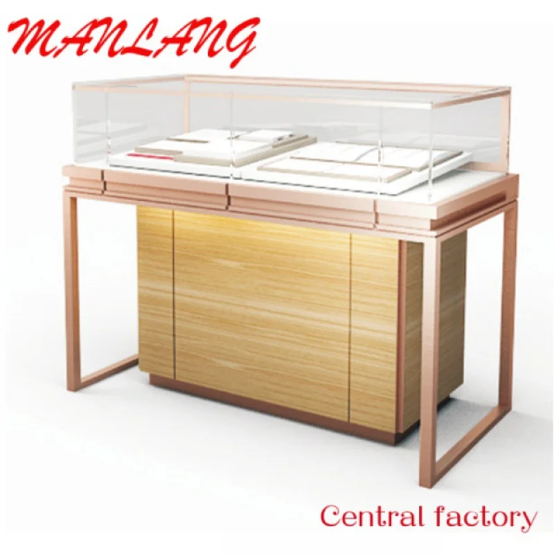 

CustomJewelry Retail Stand for Watch Display Desk /Glass Display Showcase for Jewel Display Table
