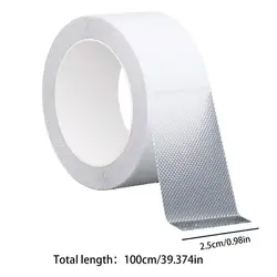 Anti - Slip Wear - Resistant Grip Tape for Indoor Steps and Floors (White)