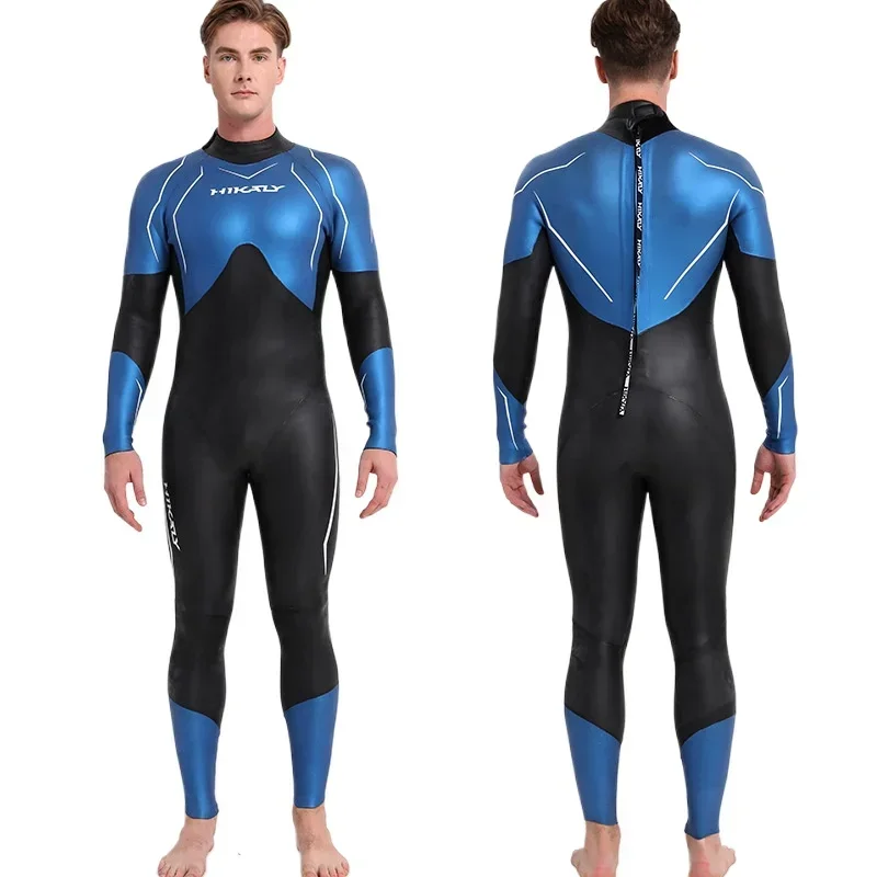 Triathlon Wetsuit Smoothskin CR Neoprene Men & Women 3mm Blind Seam for Open Water Swimming