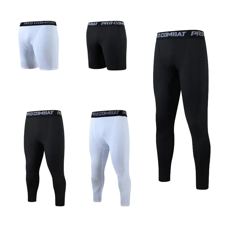 

American Essential Basketball Tight Shorts Men Compression Shorts Leggings Quick-drying Breathable High-elastic Basketball Pants