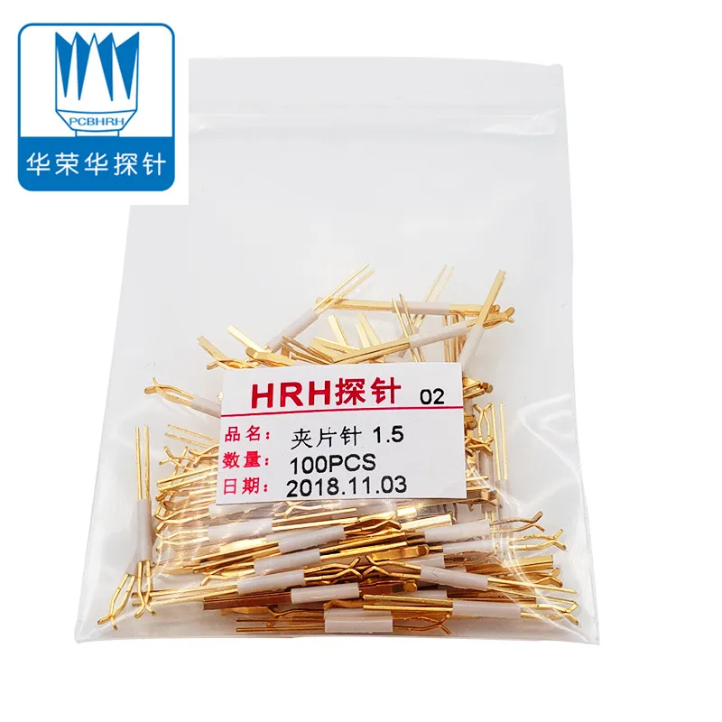 50 PCS Kelvin Clip Probe Spring Plate Needle Clamping Piece Needle 1.0 1.5 2.0 3.0 4.0