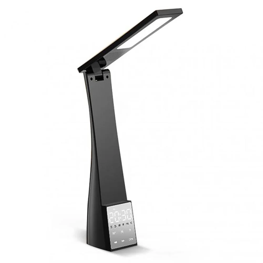 

3 Modes LED Desk Lamp USB Dimmable Foldable Table Lamp with Calendar Temperature Clock Night Light for Study Reading Lamp