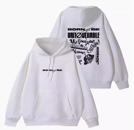 ITZY Born To Be Same Hoodies Men Women Korean Loose Sweatshirt