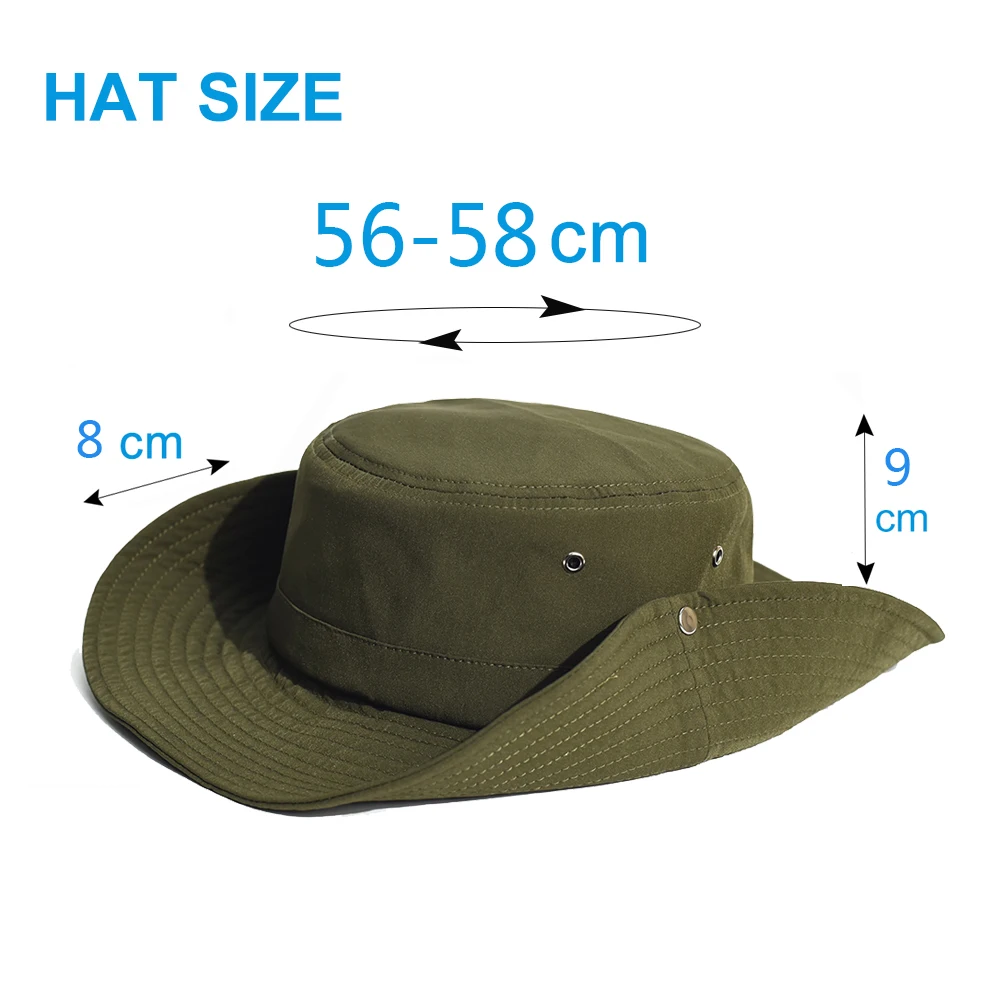 Summer Bucket Hats for Men Women Quick Drying Fishing Hat Breathable Panama Hat Hunting Cap Sun Protection Caps Outdoor Sun Hat 2