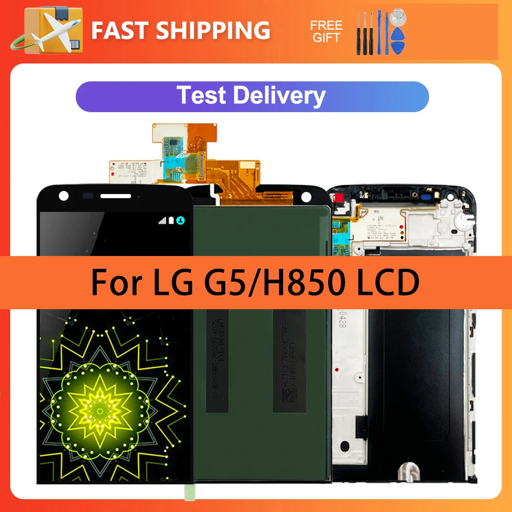 

ЖК-дисплей 5,3 дюйма для LG G5 H850, дисплей с рамкой для H860 H858 F700 RS988, сменный ЖК-дисплей