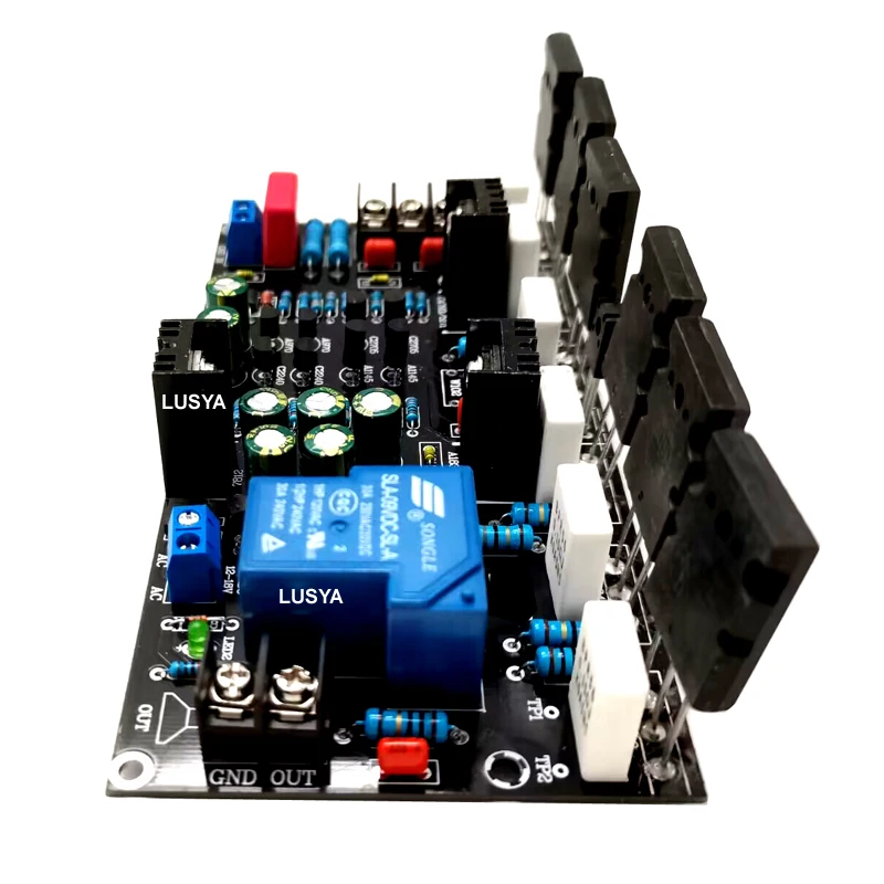 

New Upgraded Version 300W Mono HiFi Power Amplifier 1943 + 5200 High Power Tube Amp Board With Speaker Protection