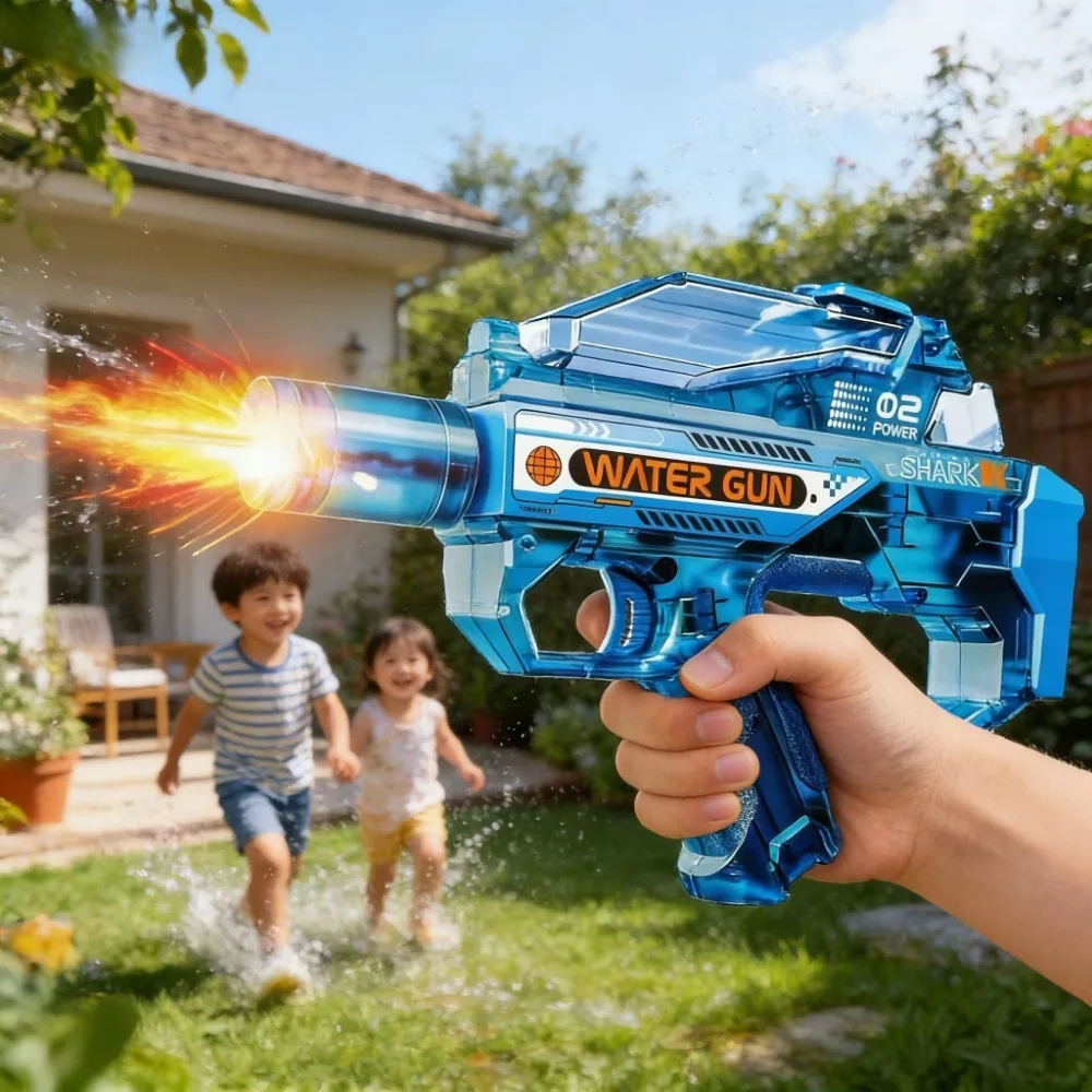Elektrisk vattenpistol leksak för pool och sommarlekar_voghion.com