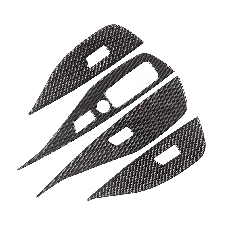 

Мягкое углеродное волокно для 2018-2022 BMW X3 G01 Автомобильная стеклянная наклейка для кнопки подъема рамы автомобильные аксессуары